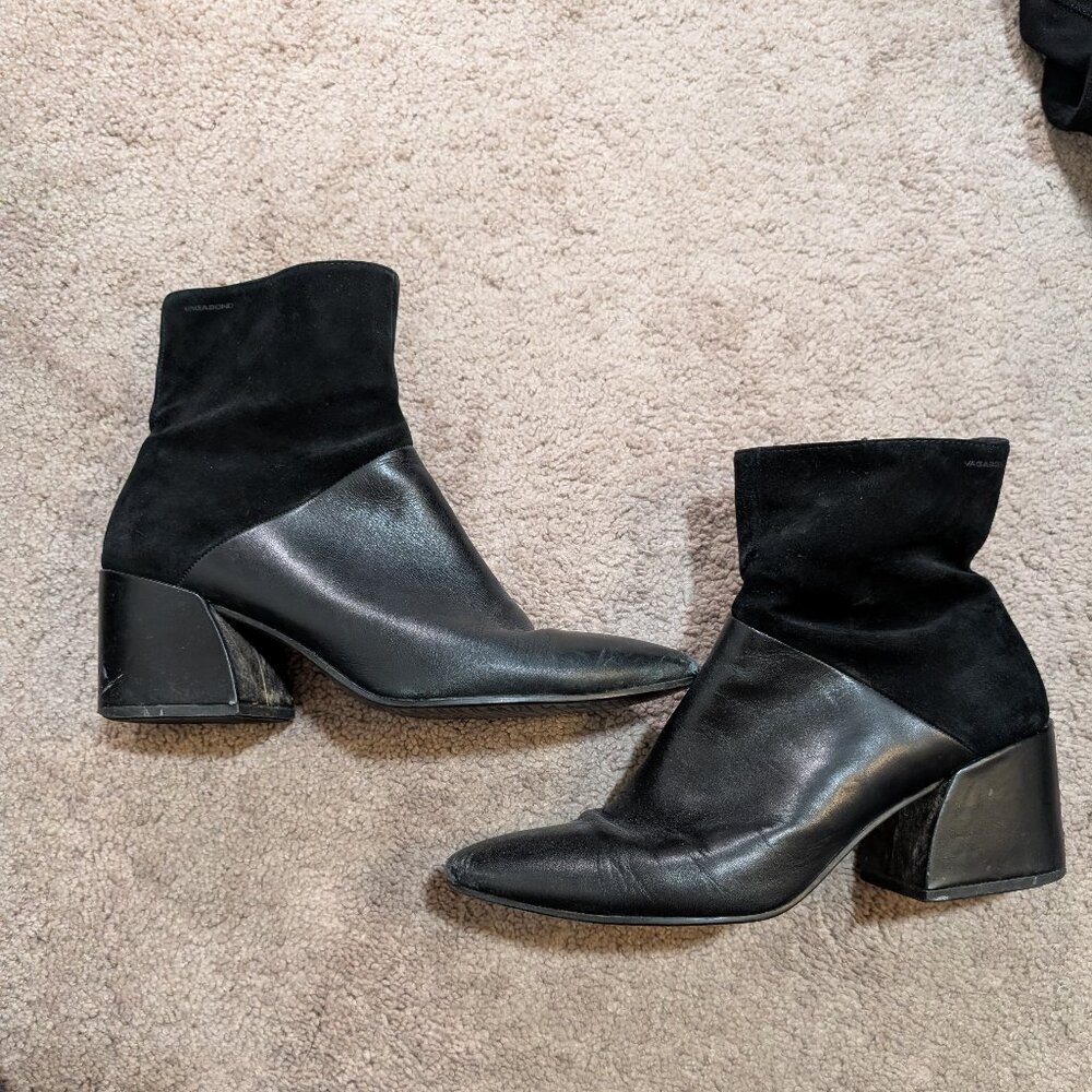 Vagabond Black Ankle Boots